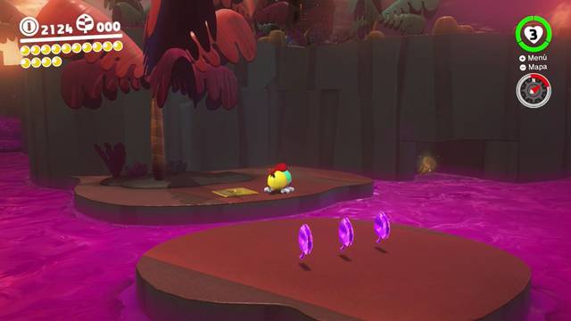 Super Mario Odyssey - Reino Perdido - Energiluna 17 - Cerradura y llave