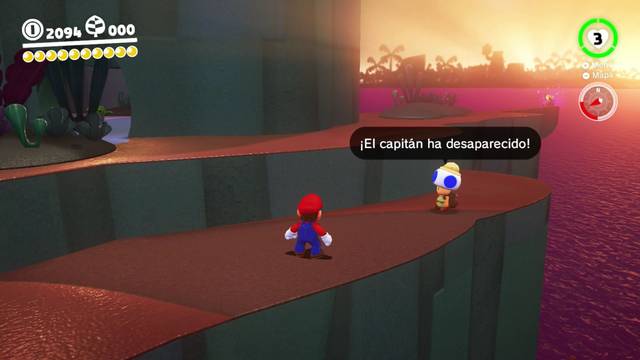 Super Mario Odyssey - Reino Perdido - Energiluna 14 - Cueva