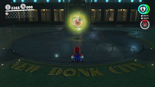 Super Mario Odyssey - Reino Urbano - Cienpis elctrico - Energiluna 1