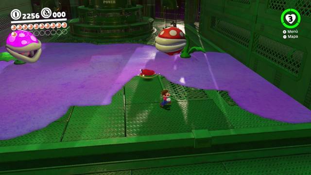 Super Mario Odyssey - Reino Urbano - Plantas carnvoras