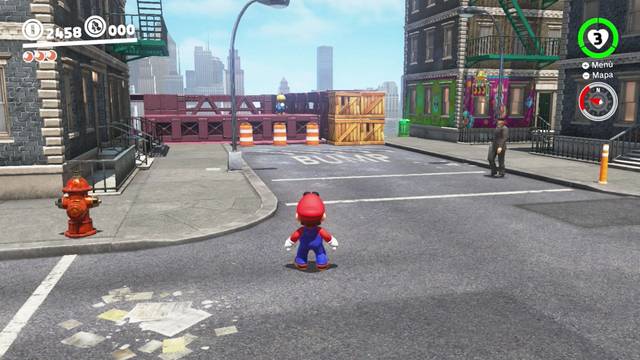 Super Mario Odyssey - Reino Urbano - Energilunas 8 - Viga