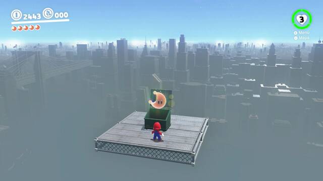 Super Mario Odyssey - Reino Urbano - Energilunas 47 y 48 - Energiluna 48
