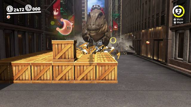 Super Mario Odyssey - Reino Urbano - Energilunas 50 y 49 - Energiluna 50