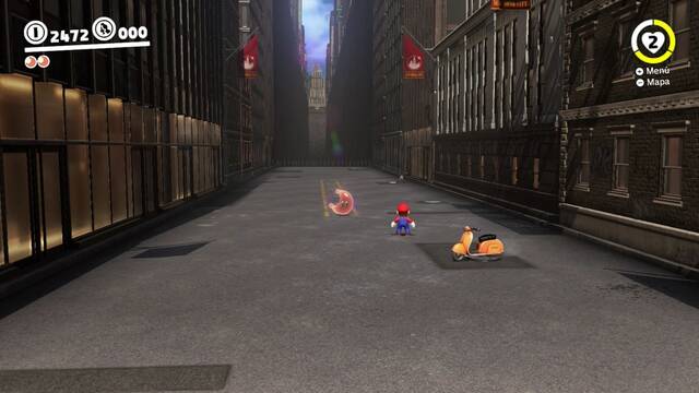 Super Mario Odyssey - Reino Urbano - Energilunas 50 y 49 - Energiluna 49