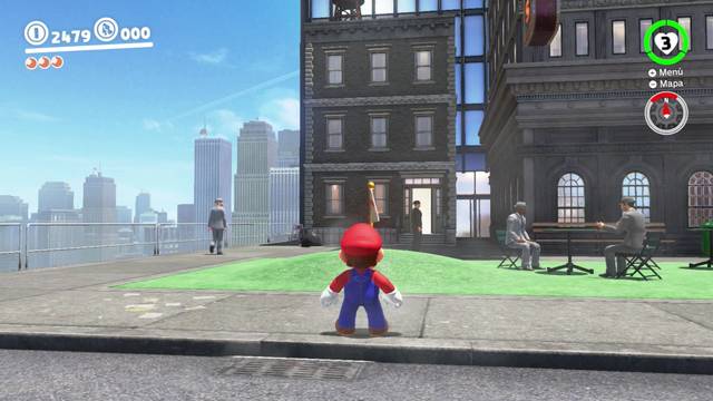 Super Mario Odyssey - Reino Urbano - Energilunas 37, 38, 46 y 45 - Cafetera