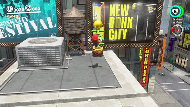 Super Mario Odyssey - Reino Urbano - Energilunas 21, 22 y 23 - Energiluna 21