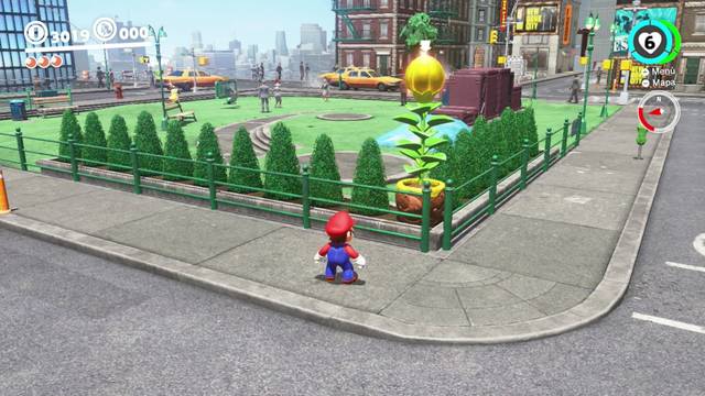 Super Mario Odyssey - Reino Urbano - Energilunas 21, 22 y 23 - Energiluna 22