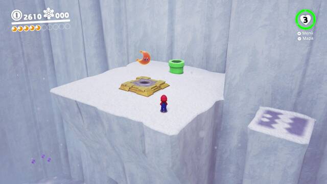 Super Mario Odyssey - Reino del Hielo - Energilunas 12 y 2 - Energiluna 2