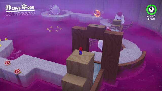 Super Mario Odyssey - Reino del Hielo - Energilunas 9 y 3 - Energiluna 9