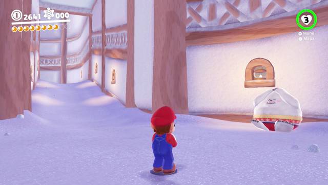 Super Mario Odyssey - Reino del Hielo - Energiluna 5 - Atleta friolandés