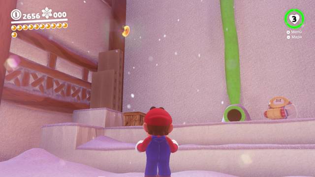 Super Mario Odyssey - Reino del Hielo - Energilunas 6, 21, 8 y 11 - Energiluna 6