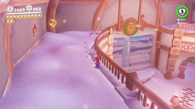 Super Mario Odyssey - Reino del Hielo - Energilunas 6, 21, 8 y 11 - Energiluna 8