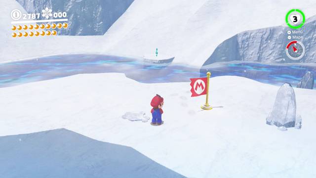 Super Mario Odyssey - Reino del Hielo - Energiluna 16 - Clave de sol