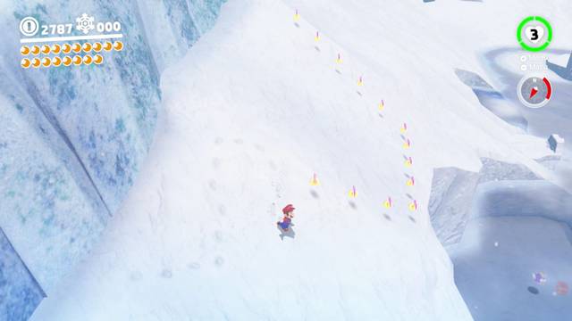 Super Mario Odyssey - Reino del Hielo - Energiluna 16 - Notas musicales