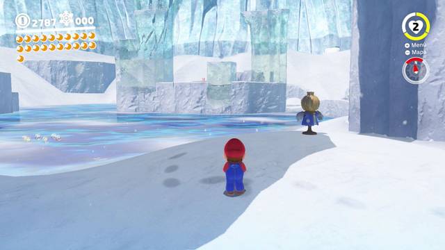 Super Mario Odyssey - Reino del Hielo - Energiluna 14 - Espantapájaros 2