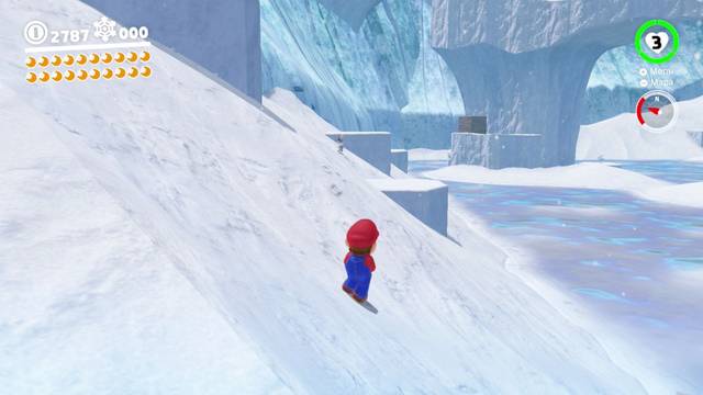 Super Mario Odyssey - Reino del Hielo - Energiluna 10 - Conejo