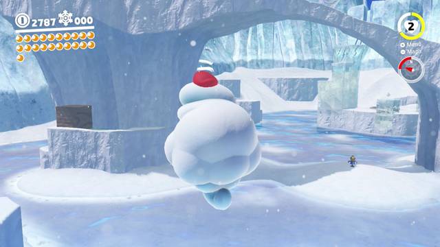 Super Mario Odyssey - Reino del Hielo - Energiluna 28 - Cubo
