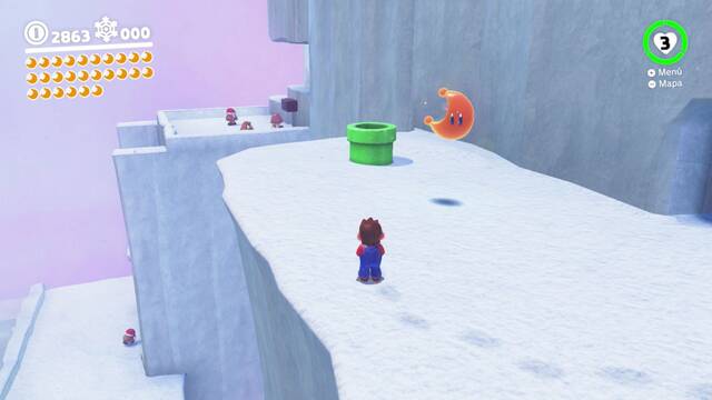 Super Mario Odyssey - Reino del Hielo - Energilunas 27 y 26 - Energiluna 26