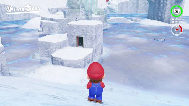 Super Mario Odyssey - Reino del Hielo - Energilunas 24 y 25 - Puerta a la prueba