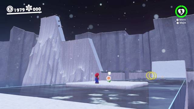 Super Mario Odyssey - Reino del Hielo - Energilunas 24 y 25 - Prueba de carrera