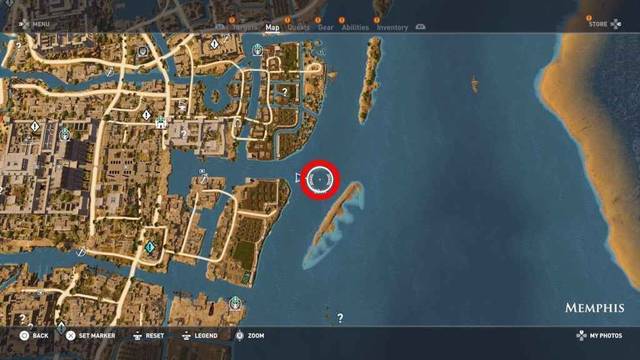 Assassin Creed Origins - Papiros - Torre inclinada - Solucin del Papiro