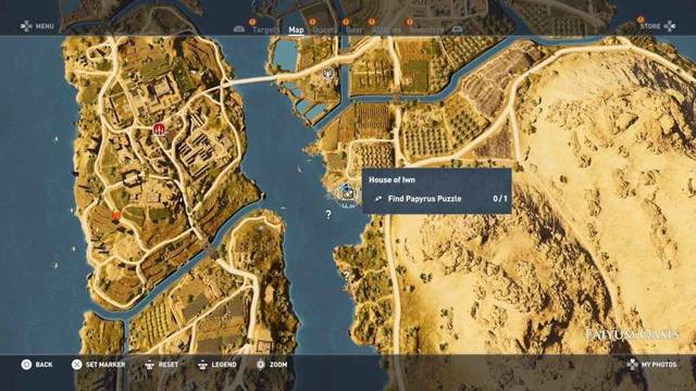 Assassin Creed Origins - Papiros - Leyes justas - Casa de Iwn