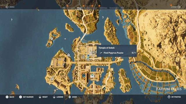 Assassin Creed Origins - Papiros - La Ira de Sobek - Tempo de Sobek