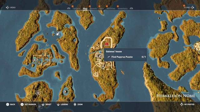 Assassin Creed Origins - Papiros - Flora real - Casa de Galenos