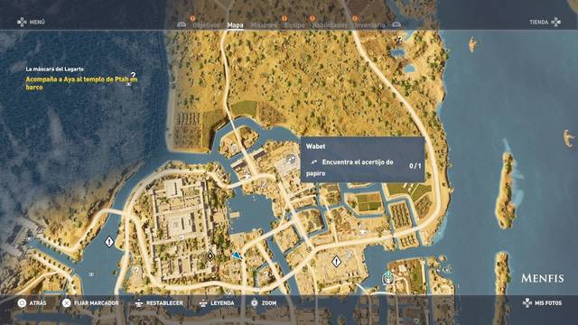 Assassin Creed Origins - Papiros - El Arbusto Ardiente  - Wabet