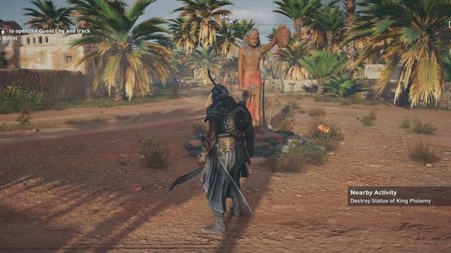 Assassin Creed Origins - Estatuas de Ptolomeo - Siwa - Localización en el juego
