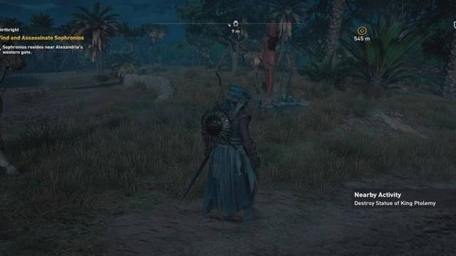 Assassin Creed Origins - Estatuas de Ptolomeo - Lago Mareotis - Localización en el juego
