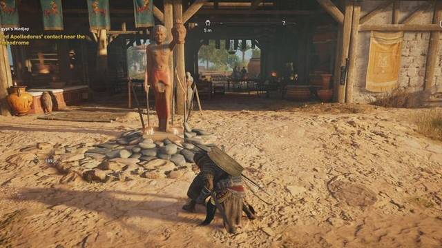 Assassin Creed Origins - Estatuas de Ptolomeo - Canopo 1 - Localización en el juego