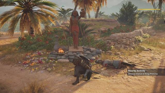 Assassin Creed Origins - Estatuas de Ptolomeo - Sapi-Res (Sais) - Localización en el juego
