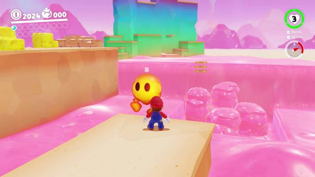 Super Mario Odyssey - Reino de los fogones - Energiluna 2 - Gota de lava