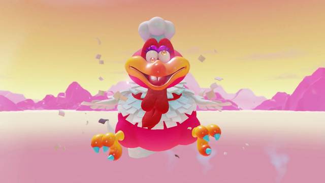 Super Mario Odyssey - Reino de los fogones - Jefe: Chefarraco