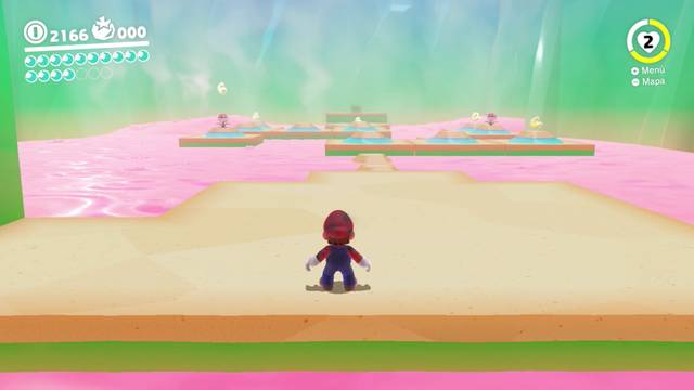 Super Mario Odyssey - Reino de los fogones - Energilunas 38 y 37 - Esquirlas de Energiluna