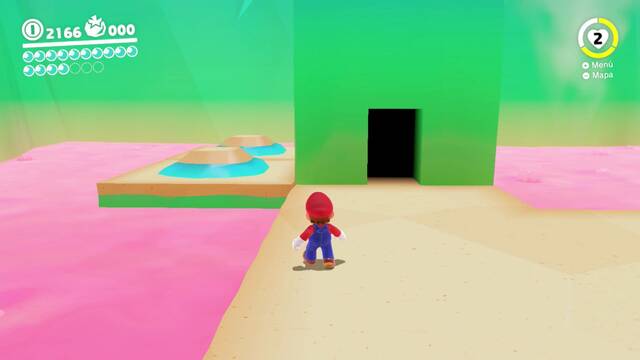 Super Mario Odyssey - Reino de los fogones - Energilunas 38 y 37 - Plataformas en el incio