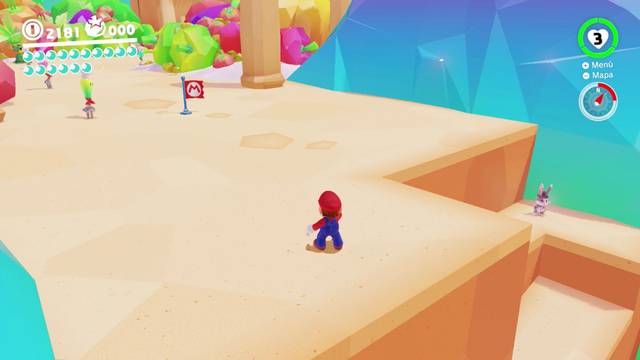 Super Mario Odyssey - Reino de los fogones - Energilunas 35 - Conejo