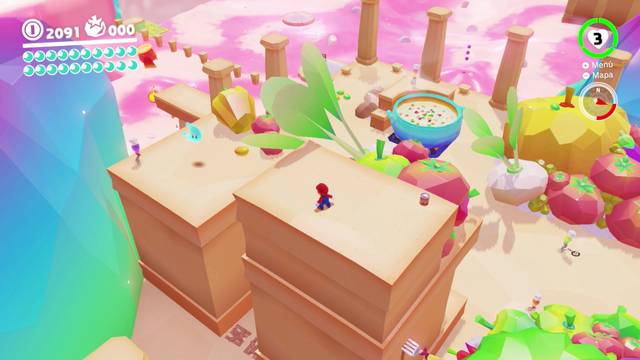 Super Mario Odyssey - Reino de los fogones - Energilunas 9 - Energiluna 9