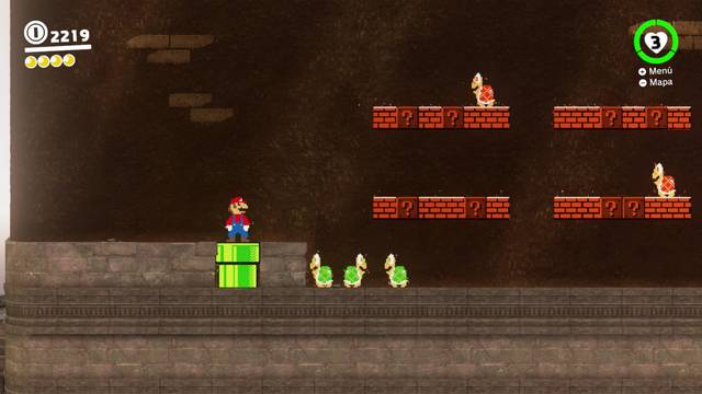 Super Mario Odyssey - Reino de las ruinas - Energiluna 4 - Koopa