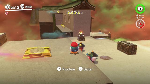 Super Mario Odyssey - Reino de Bowser - Energiluna 2 - Esquirla de luna 5