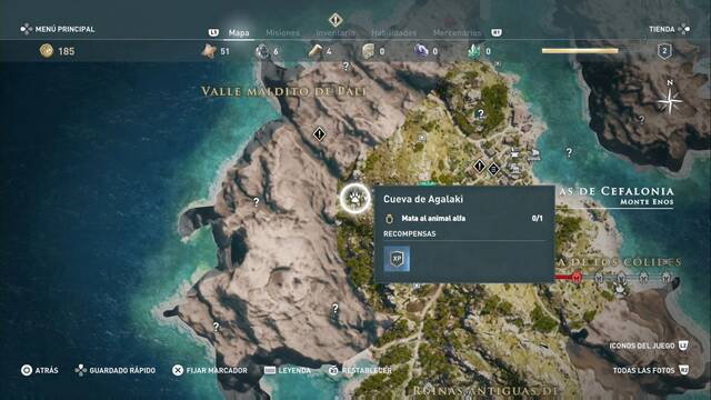 Assassin's Creed Odyssey: Monte Enos - Cueva de Agalaki