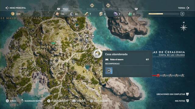 Assassin's Creed Odyssey: Costa de los Cólides - Casa abandonada