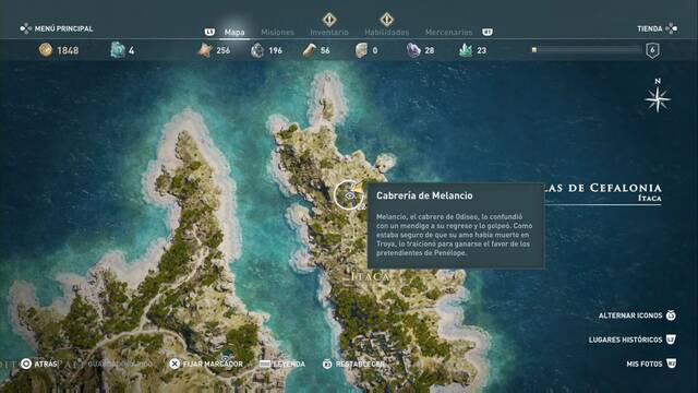 Assassin's Creed Odyssey: Ítaca - Cabrer¡a de Melancio