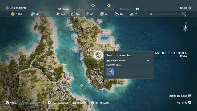 Assassin's Creed Odyssey: Ítaca - Cueva de las ninfas