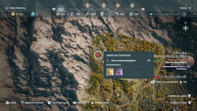 Assassin's Creed Odyssey: Tierras sagradas de Apolo - Jabal¡ de Calidonia