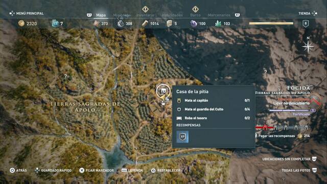 Assassin's Creed Odyssey: Tierras sagradas de Apolo - Casa de la Pitia