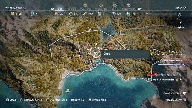 Assassin's Creed Odyssey: Desembarco del peregrino - Cirra