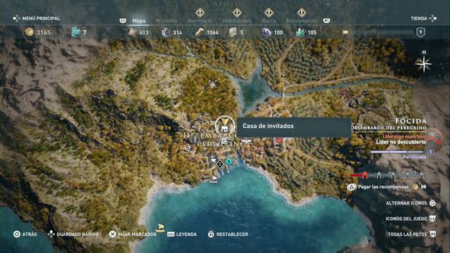 Assassin's Creed Odyssey: Desembarco del peregrino - Casa de invitados