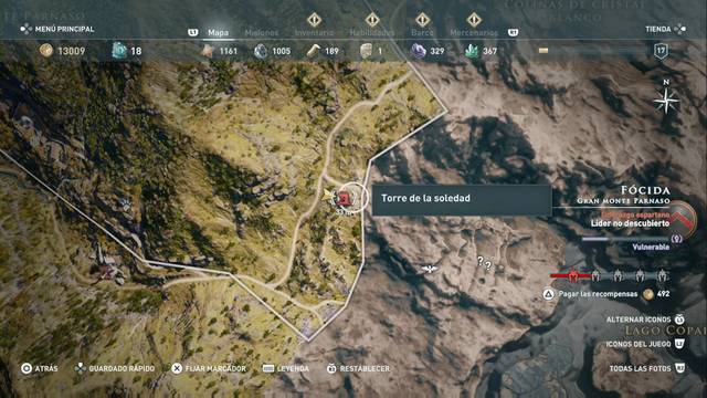 Assassin's Creed Odyssey: Monte Parnaso - Torre de la soledad